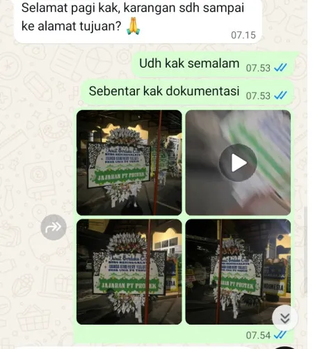 Pengiriman Papan Bunga Selamat Larangan Utara