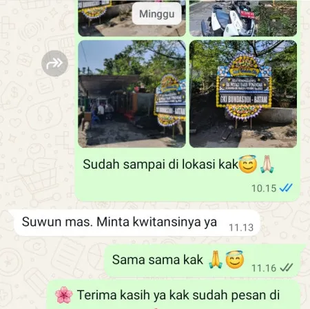 Pengiriman Papan Bunga Duka Larangan Utara