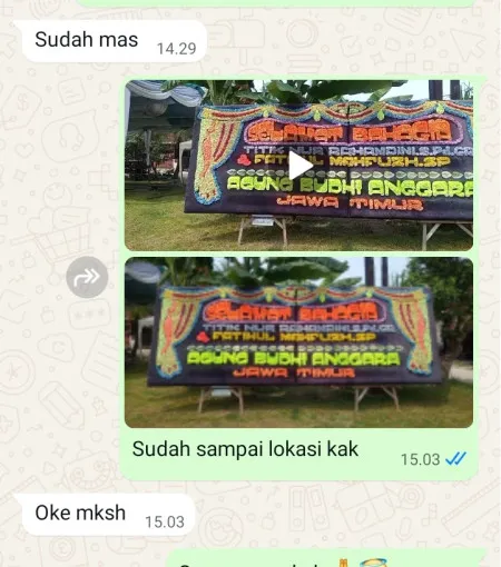 Pengiriman Papan Bunga Larangan Utara