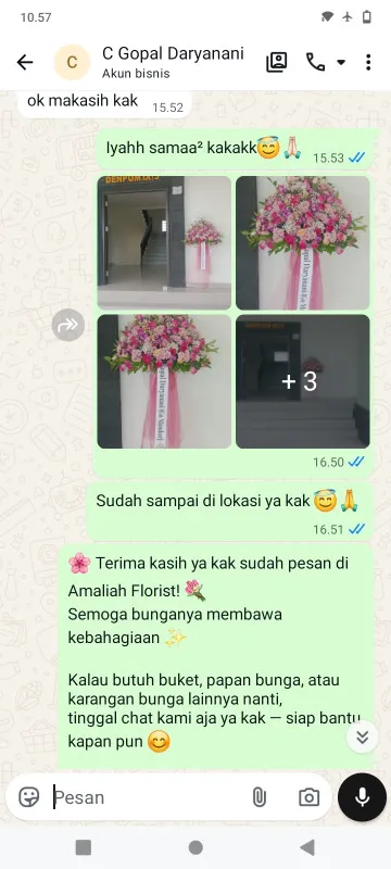 Pengiriman Karangan Bunga Larangan Utara