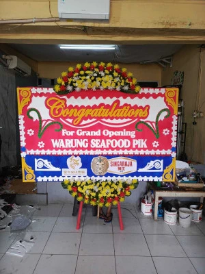 Papan Bunga di Larangan Utara